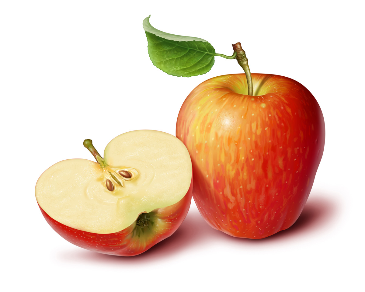 apple and half