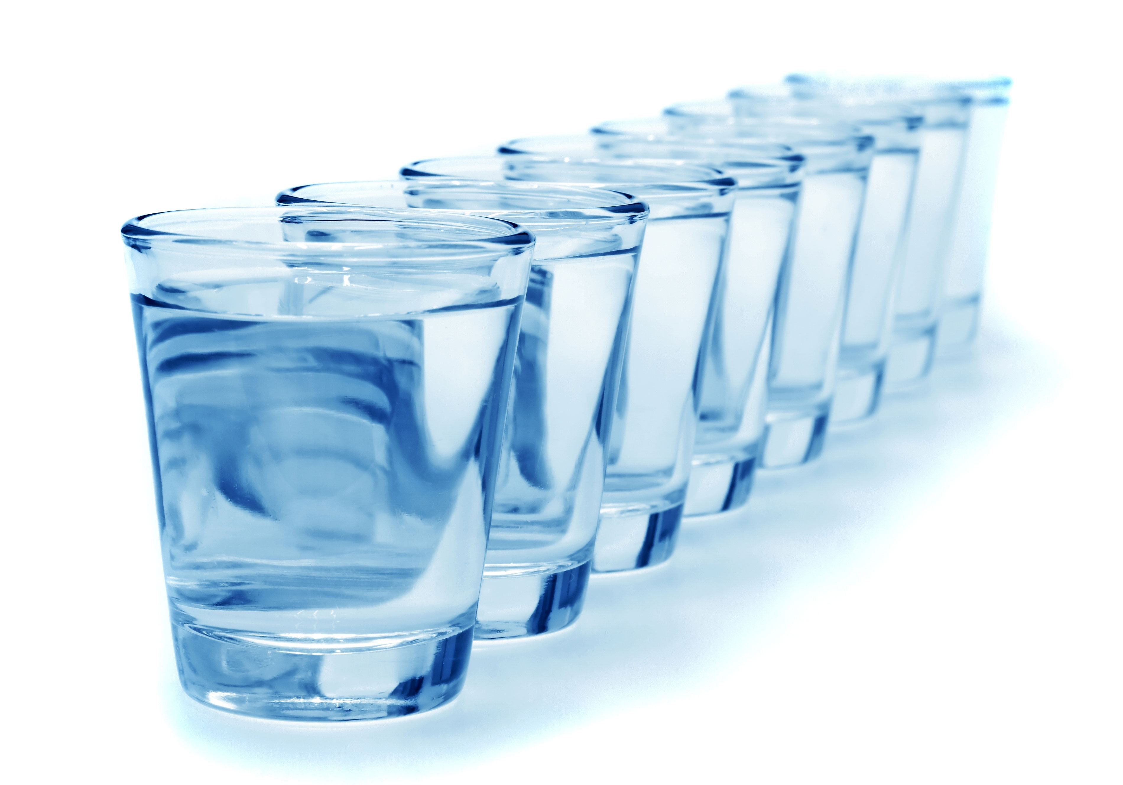 glasses of water